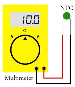 Mengukur NTC Dengan Multimeter