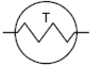 Simbol Thermistor